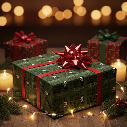 Cheゲバラ引用文 – 各々の価値なし ラッピングペーパー