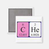 Che周期表名磁石 マグネット (正面/裏面)
