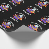 Che-恋しく思Try科学おもしろい化学Pun Dark BG ラッピングペーパー (角)