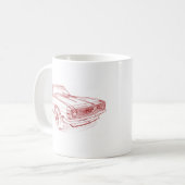 Che Camaro SS 1968年 コーヒーマグカップ (正面左)