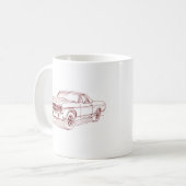 Che El Camino SS 1970年 コーヒーマグカップ (正面左)