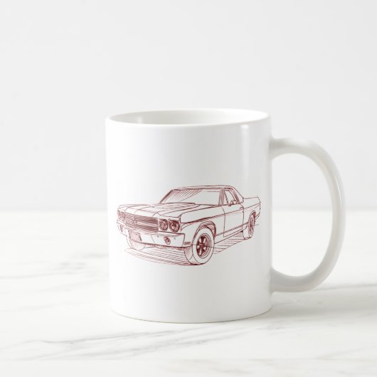Che El Camino SS 1970年 コーヒーマグカップ (右)