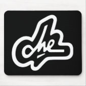 Che Guevaraの署名のPC マウスパッド (正面)