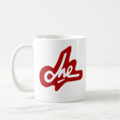 Che Guevaraの赤い署名のコーヒー・マグ コーヒーマグカップ (左)