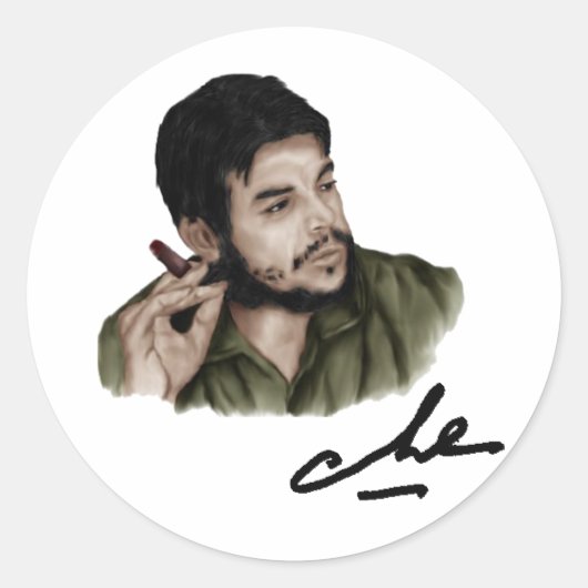 che_guevara_52 ラウンドシール (正面)