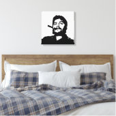 Che Guevara, Comandante,革命，キューバ，ハバナ キャンバスプリント (インサイチュ (寝室))
