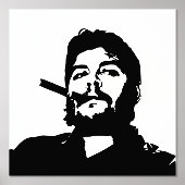 Che Guevara, Comandante,革命，キューバ，ハバナ 箔ポスター (正面)