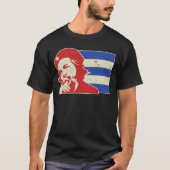 Che Guevara Cuban Flag  Tシャツ (正面)