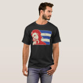 Che Guevara Cuban Flag  Tシャツ (正面フル)