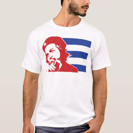 Che Guevara Cuban Flag  Tシャツ