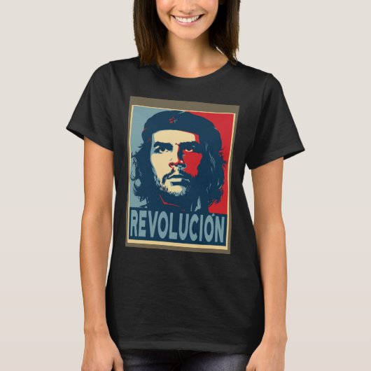 Che Guevara Revolucion Hope Style Tシャツ (正面)