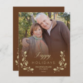 Cheap Christmas Brownスクリプトお洒落の写真 (正面/裏面)