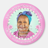 Cheap Funeral Souvenirs, Personalized and Photo マグネット (正面)