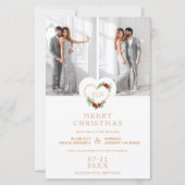 Cheap Luxury Initials Floral Christmas Heart (正面)