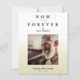 Cheap Modern Gradient Minimalist Photo Funeral