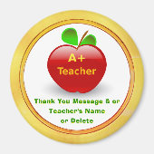 Cheap, Personalized Teacher Appreciation Gifts, マグネット (正面)