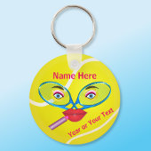 Cheap PERSONALIZED Tennis Keychains, Womens TEAM キーホルダー