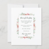 Cheap Photo Classic Merriest Christmas Poinsettias (裏面)