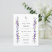 Cheap's 結婚 Purple Shades Flowers & Branches (スタンド正面)