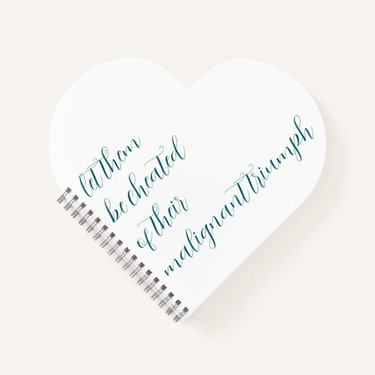 Cheat your enemies of victory ノートブック (正面)