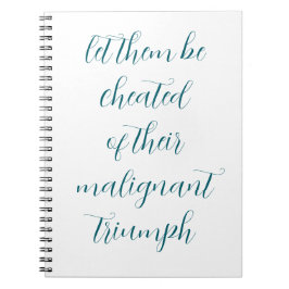 Cheat your enemies of victory ノートブック