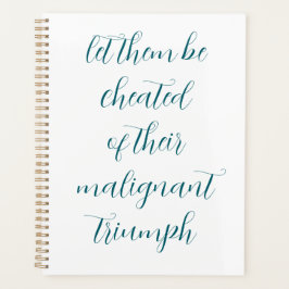 Cheat your enemies of victory プランナー手帳