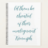 Cheat your enemies of victory planner プランナー手帳 (正面)