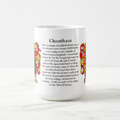 Cheatham、起源、意味および頂上 コーヒーマグカップ (中央)