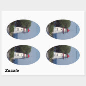 Cheboygan Cribライトステッカー 楕円形シール (シート)