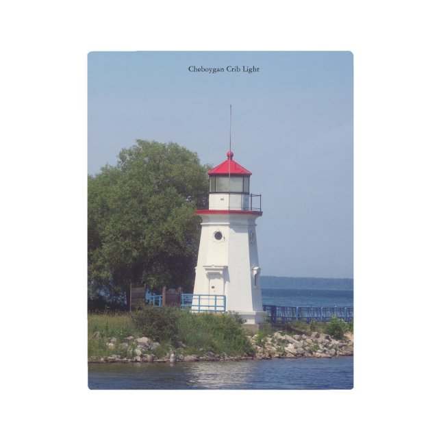 Cheboygan Cribライトメタルウォールアート メタルプリント (正面)