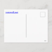 Check all election results, with US map - postcard シーズンポストカード (裏面)