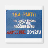 CHECK_ENGINE-デザイン マグネット (正面)