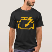 Check Engine Light Funny Mechanic Macanic Machanic Tシャツ (正面)