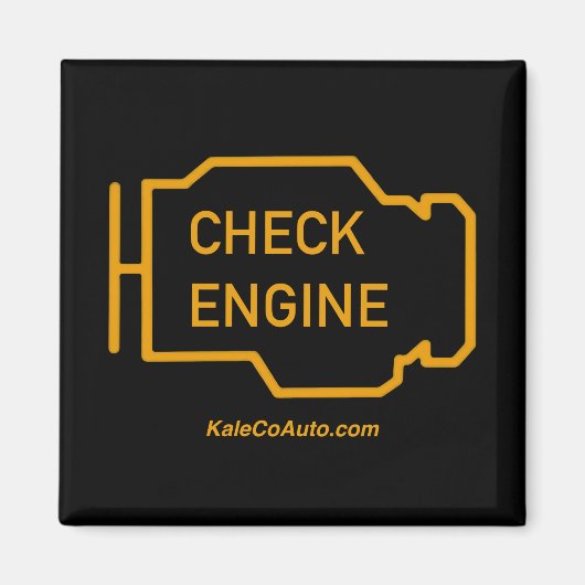 Check Engine Magnet マグネット (正面)
