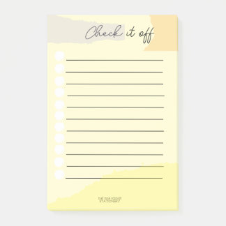Check it off Notepad ポストイット