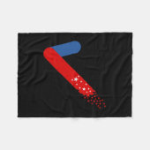 Check Out America First 7月4日 フリースブランケット (正面(横))