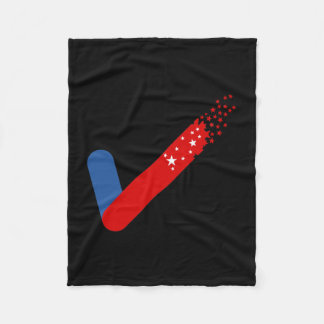 Check Out America First 7月4日 フリースブランケット