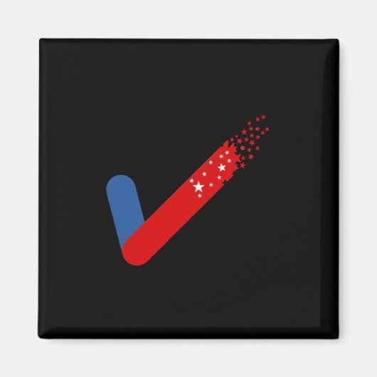 Check Out America First 7月4日 マグネット (正面)