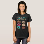 Check Out My Six Pack   Donut  2 Tシャツ (正面フル)