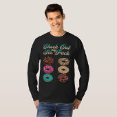 Check Out My Six Pack   Donut  2 Tシャツ (正面フル)