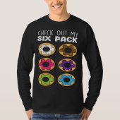 Check Out My Six Pack  Donut Food   Donuts Tシャツ (正面)