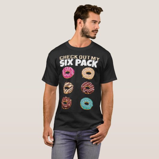 Check Out My Six Pack Donut  Gym Summer Vacation Tシャツ (正面フル)