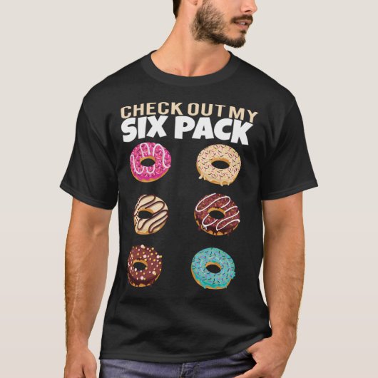 Check Out My Six Pack Donut Gym Summer Vacation Tシャツ (正面)