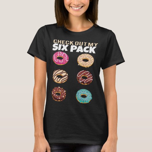Check Out My Six Pack Donut Gym Summer Vacation Tシャツ (正面)