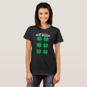 Check Out My Six Pack Shamrock St Patricks Day Wor Tシャツ (正面フル)