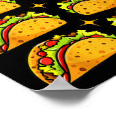 Check Out My Six Pack Taco おもしろい Cinco De Mayo Fit ポスター (角)