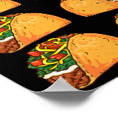 Check Out My Six Pack Taco おもしろい Cinco De Mayo Fit ポスター (角)