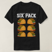Check Out My Six Pack Taco おもしろい Cinco de Mayo Fit Tシャツ (デザイン正面)