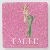 Check Out These Chic Golf Gifts ストーンコースター (正面)