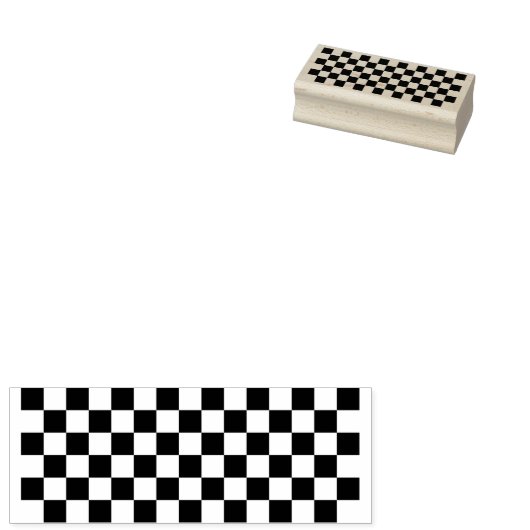Check Pattern ラバースタンプ (押印)